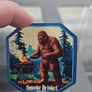 UV Printed Smoke Brisket Not Meth Yeti Patch BBQ-003