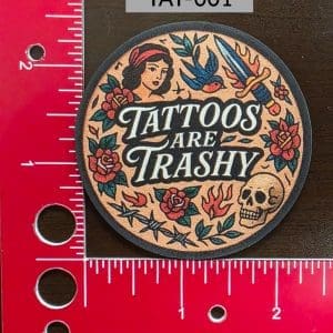 UV Printed Leatherette Patch Tattoos are Trashy TAT-001