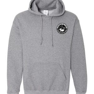 Weirton Nazarene Round Logo Hoodie Gray