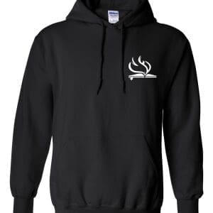 Weirton Nazarene Dove Logo Hoodie Black
