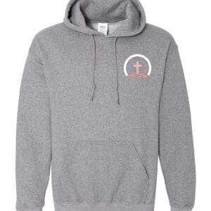 Weirton Nazarene Cross Logo Gray Hoodie