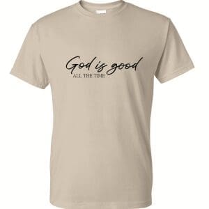 Weirton Nazarene Tan God is Good Shirt