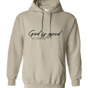 Weirton Nazarene Tan God is Good Hoodie
