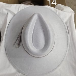 Vegan Suede Wide Brim Western Hat