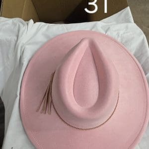 Vegan Suede Wide Brim Western Hat