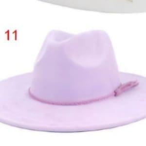 Vegan Suede Wide Brim Western Hat